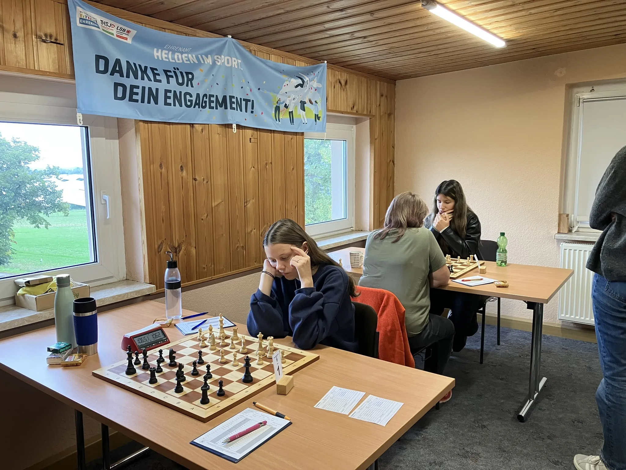Tilda Loos und Gabriela Ignatova beim Mannschaftskampf Meuselwitzer SV gegen VfL 1990 Gera in der Frauen-Regionalliga Südost 2026/27