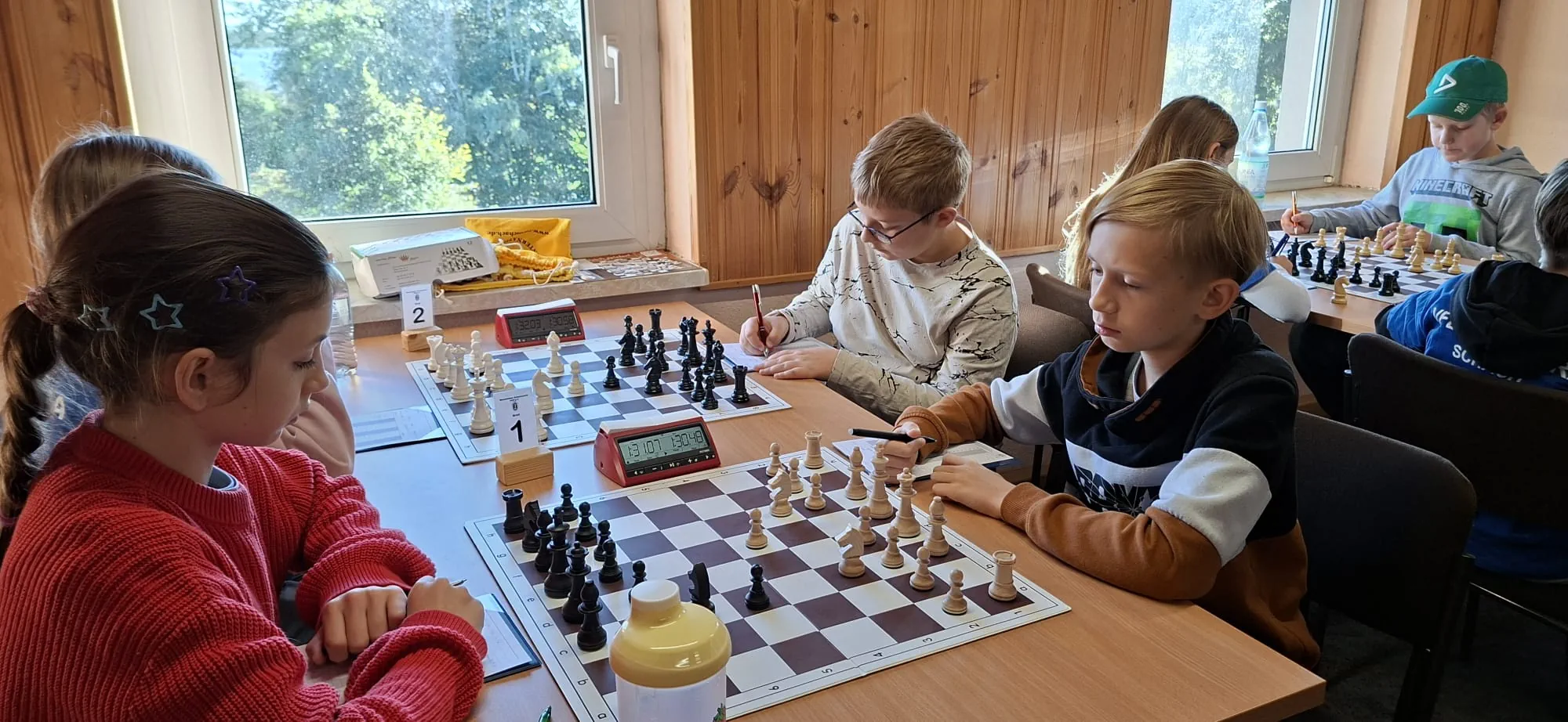 U12-Bezirksliga Meuselwitz 2 gegen VfL Gera an den Brettern 1 und 2