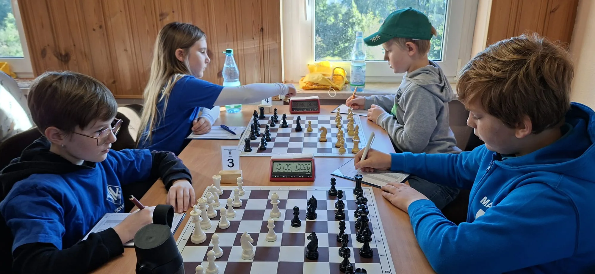 U12-Bezirksliga Meuselwitz 2 gegen VfL Gera an den Brettern 3 und 4