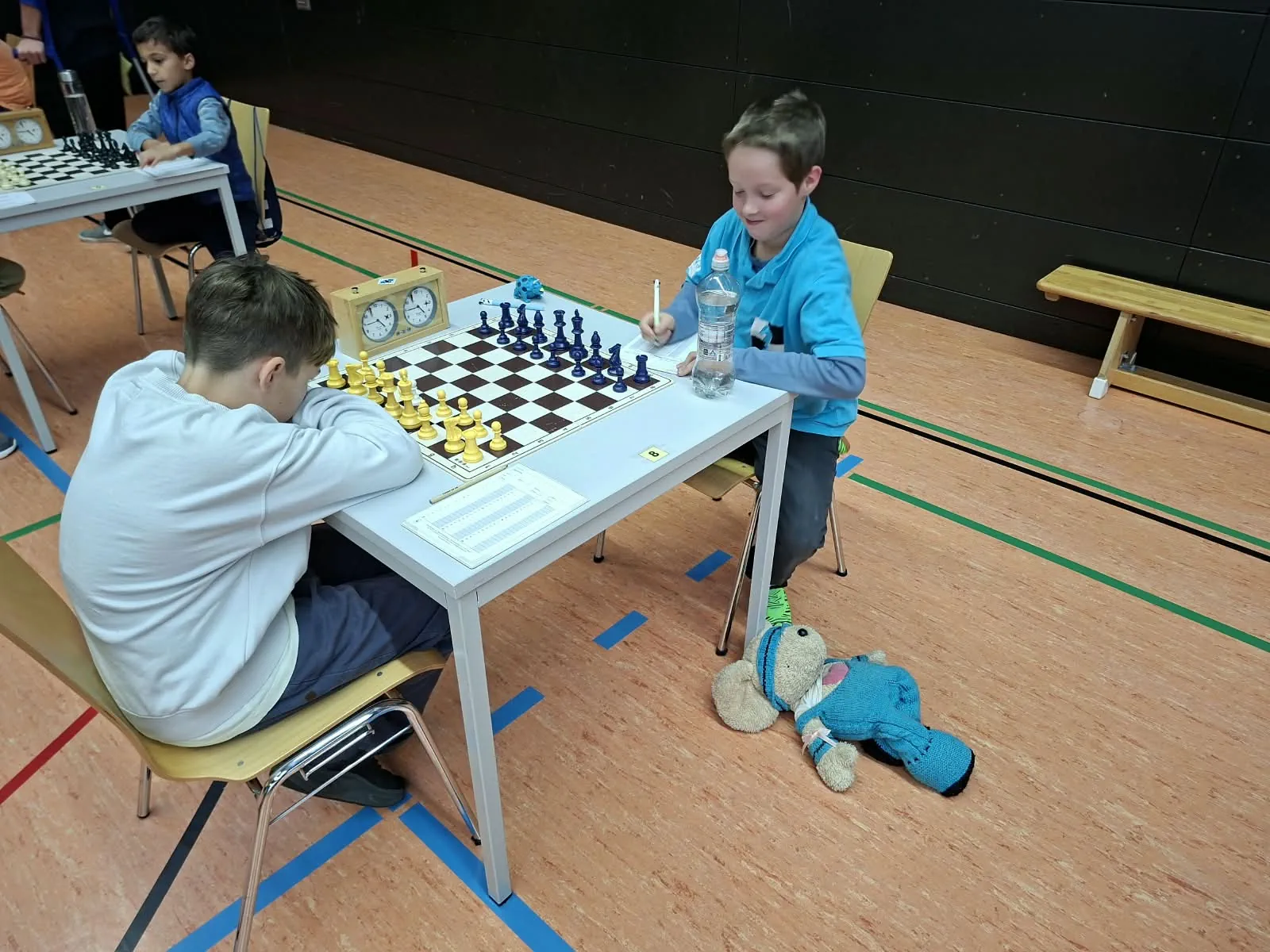Konstantin Kretschmer während einer Partie beim U14-Jugendopen 2026 in Gera